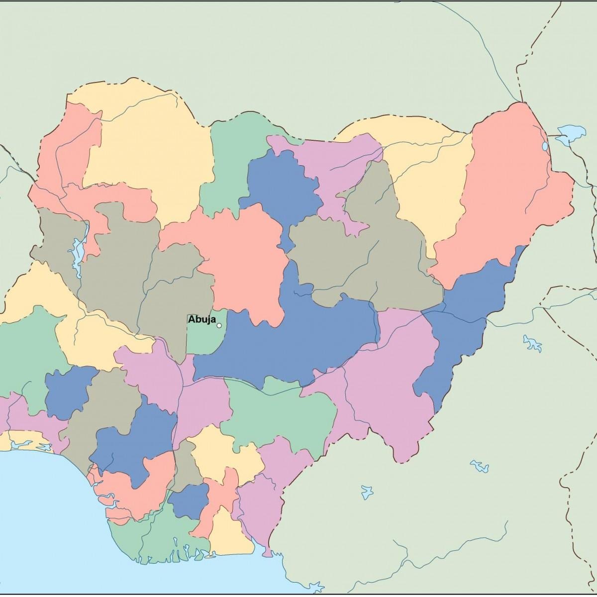 Zemljevid za urejanje nigerija