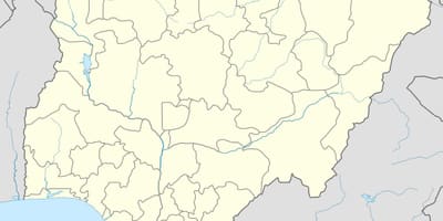 Zemljevid dezertifikaciji v nigeriji