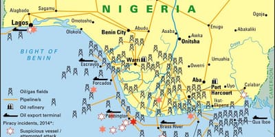 Industrijska zemljevid nigerija